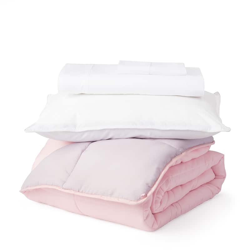 Reversible Bed in a Bag Complete Bedding Set by LUCID Comfort Collection