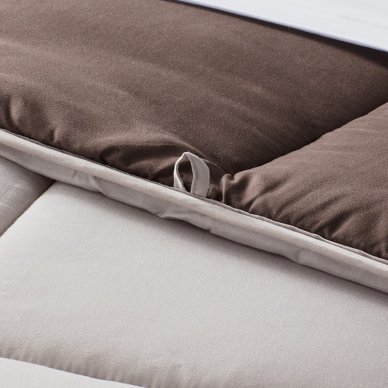 Reversible Bed in a Bag Complete Bedding Set by LUCID Comfort Collection