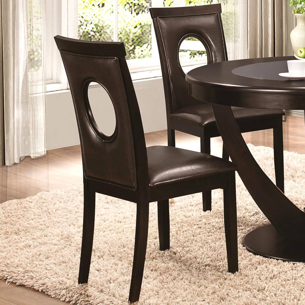 Valencia Casual Oval Back Design Dining Chairs (Set of 2)