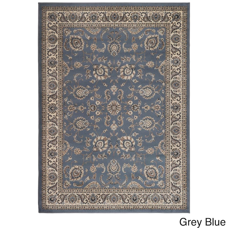 Admire Home Living Artisan Tabriz Traditional Oriental Pattern Area Rug - 5'5" x 7'7" - Greyblue