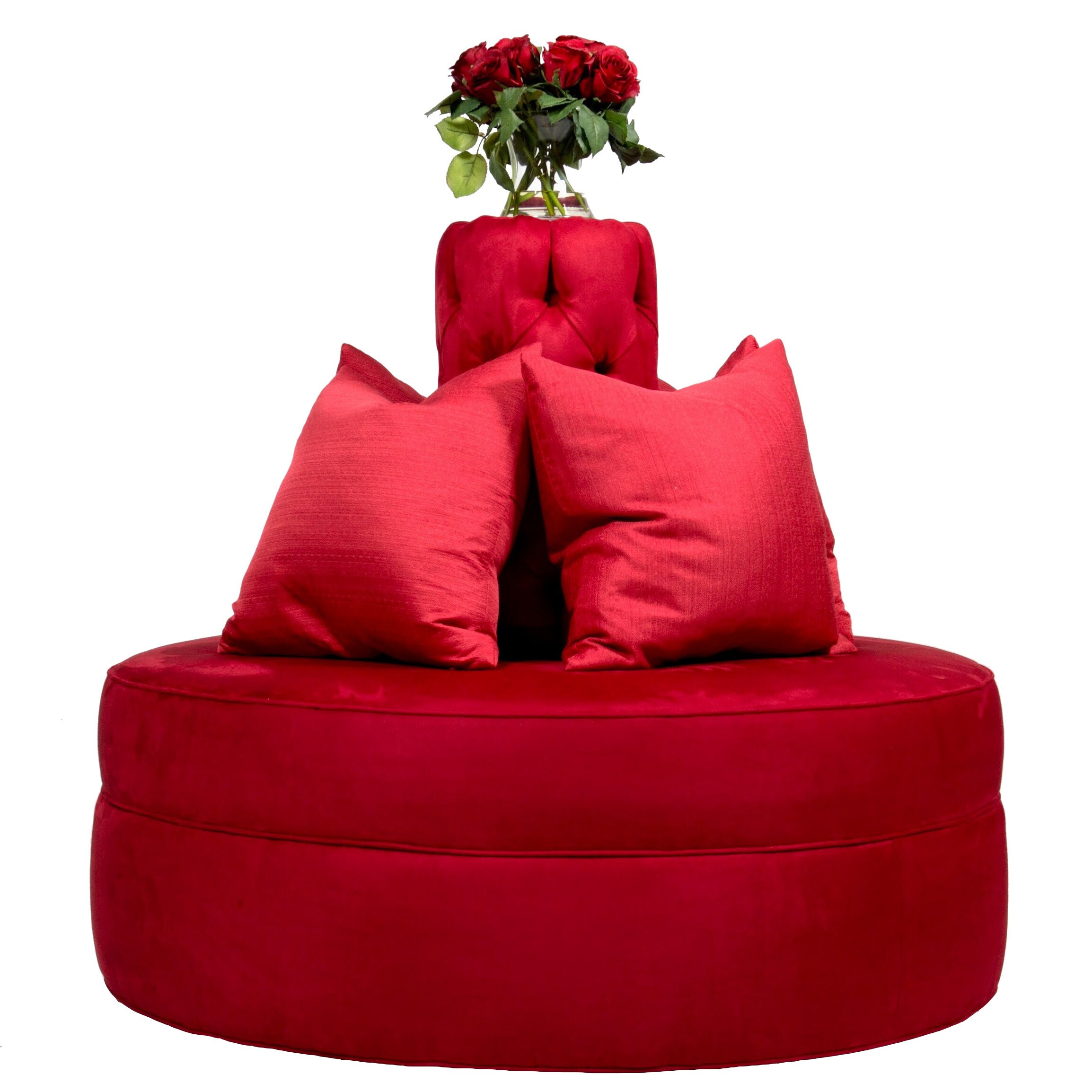 Custom Color Microfiber Borne Settee Hotel Lobby Sofa
