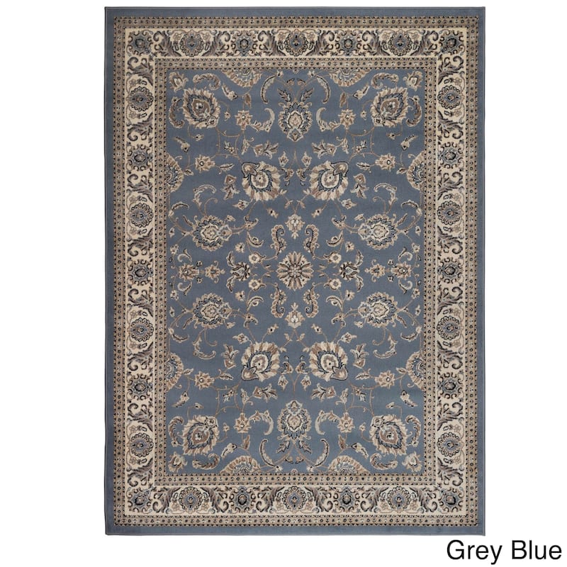 Admire Home Living Artisan Tabriz Traditional Oriental Pattern Area Rug - 7'9" x 11' - Grey