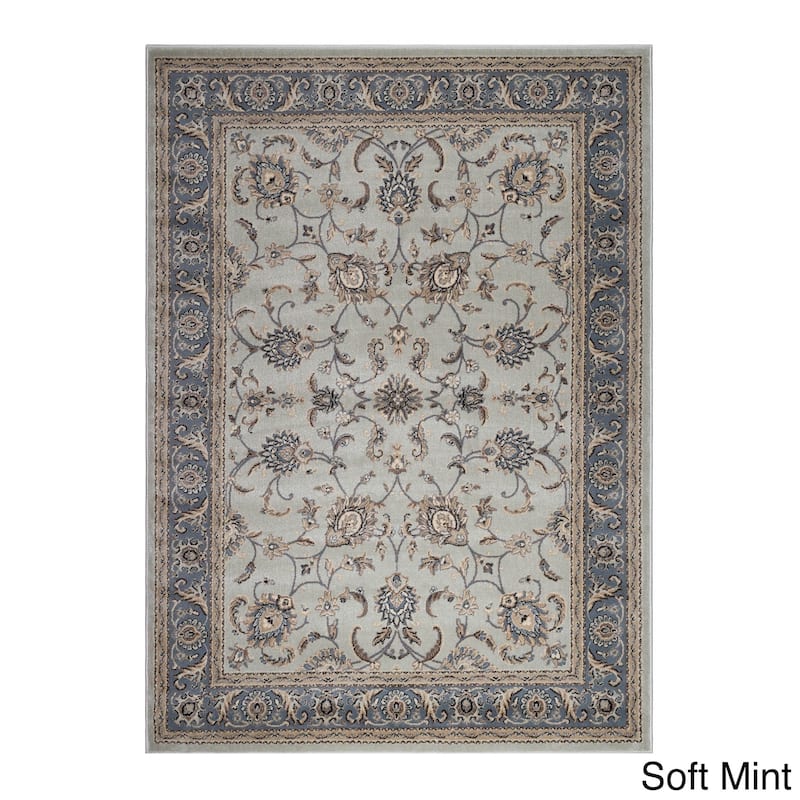 Admire Home Living Artisan Tabriz Traditional Oriental Pattern Area Rug - 7'9" x 11' - Green