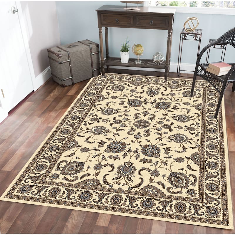Admire Home Living Artisan Tabriz Traditional Oriental Pattern Area Rug