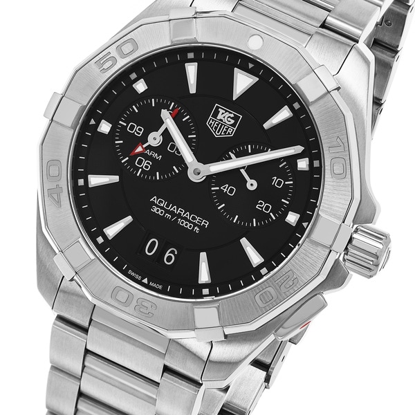 tag heuer aquaracer 300m alarm chronograph men's watch