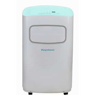 Keystone KSTAP14CL White/Blue 14,000 BTU 115-volt Portable Air Conditioner With Remote Control