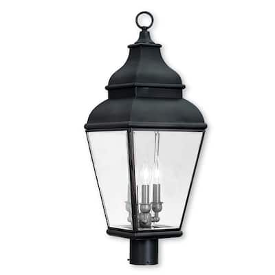 Livex Lighting Exeter Collection 3-light Outdoor Post Lantern