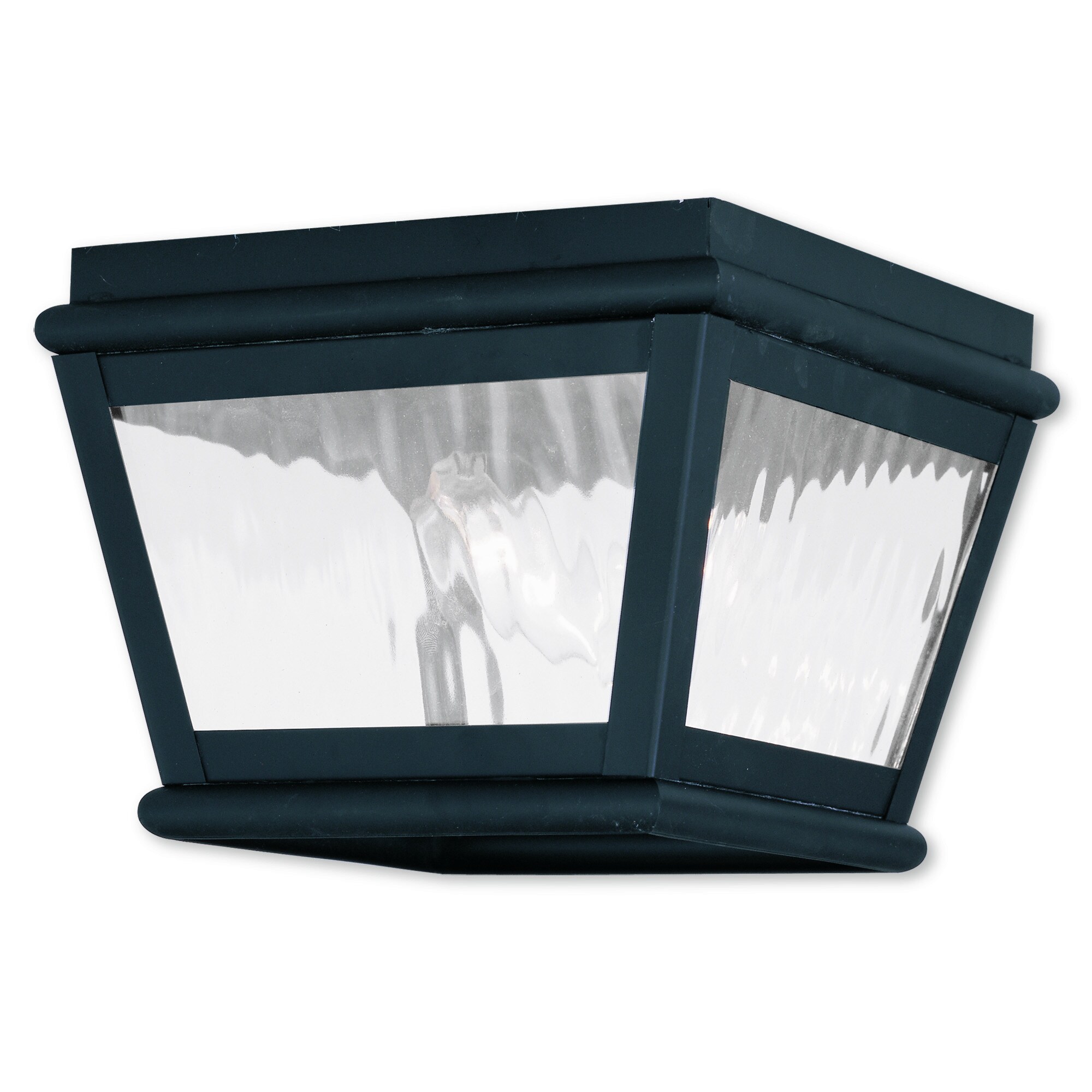 Livex Lighting Exeter Collection Black Br 8 Inch X 6 2 Light Outdoor Ceiling Mount Livex Lighting Exeter Collection Black Br 8 Inch X 6 2 Light Outdoor Ceiling Mount