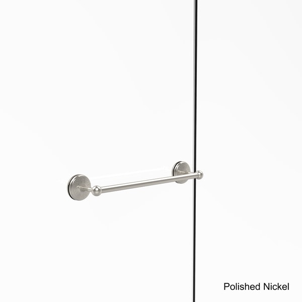 Polished Nickel Allied Brass MC-41-BB-18-PNI Monte Carlo Collection 18 Inch Back Shower Door Towel Bar