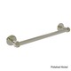 preview thumbnail 12 of 16, Allied Brass Continental Collection 18-inch Towel Bar Polished Nickel