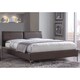 Shop Aurora Platform Bed with Adjustable Headboard Cushions - Free ...