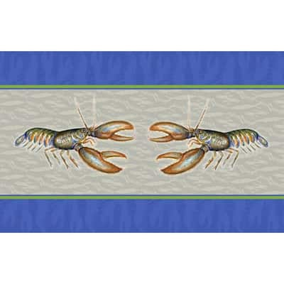 Betsy Drake Coastal Lobster Door Mat