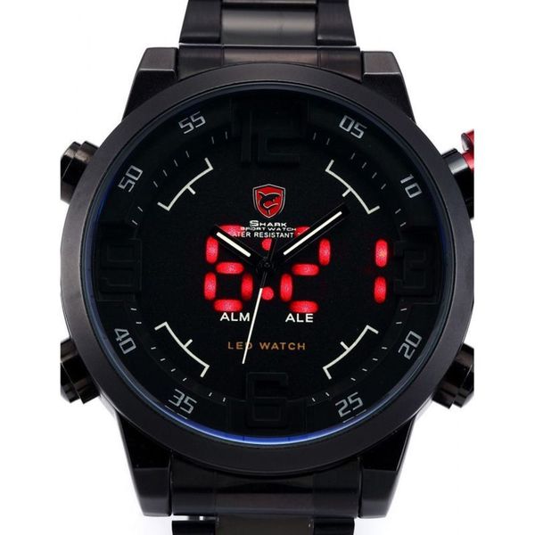 shark sport watch alm ale led watch