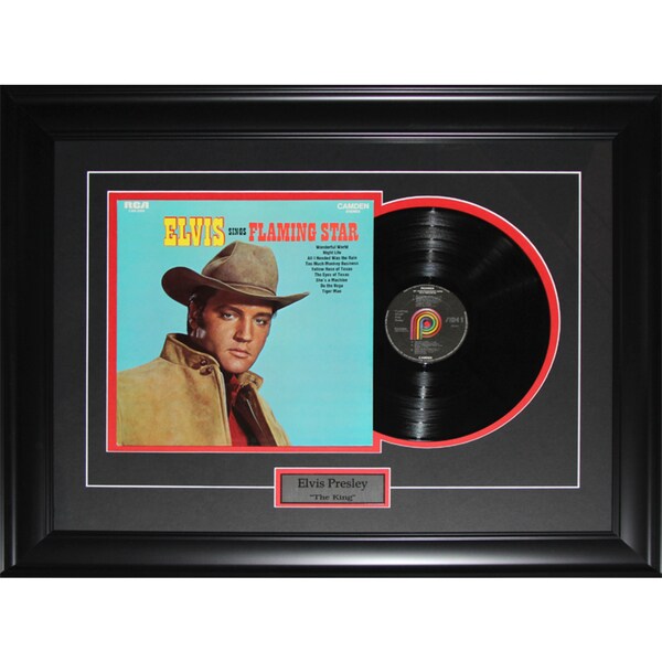 Elvis Presley The King Album Frame