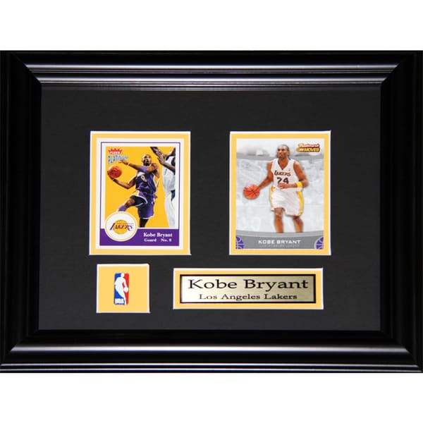 Kobe Bryant Los Angeles Lakers 2-card Frame