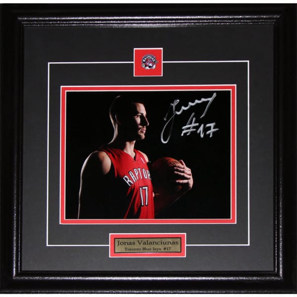 Jonas Valanciunas Toronto Raptors Signed 8x10-inch Frame