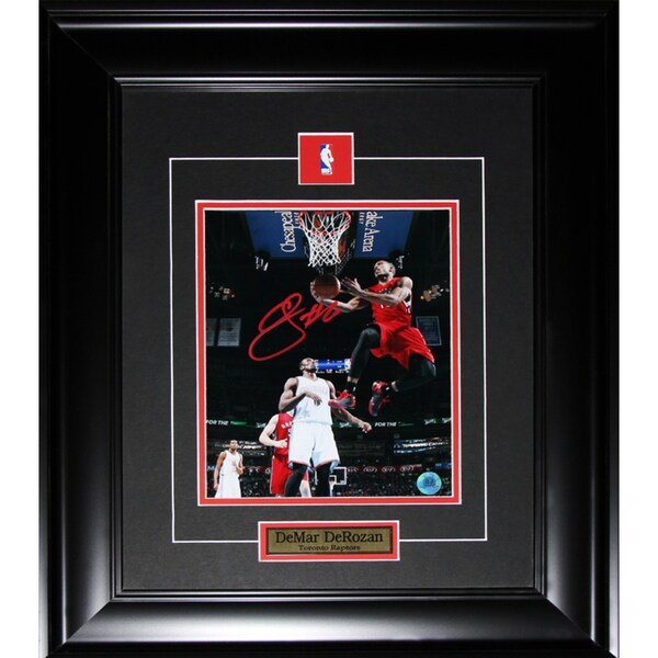 Demar Derozan Toronto Raptors Signed 8x10-inch Frame