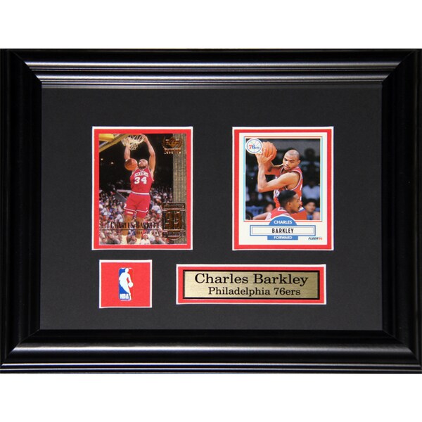 Charles Barkley Philadelphia 76ers 2-card Frame