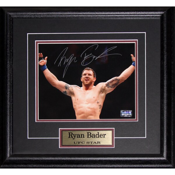 Ryan Bader UFC Signed 8x10-inch Frame