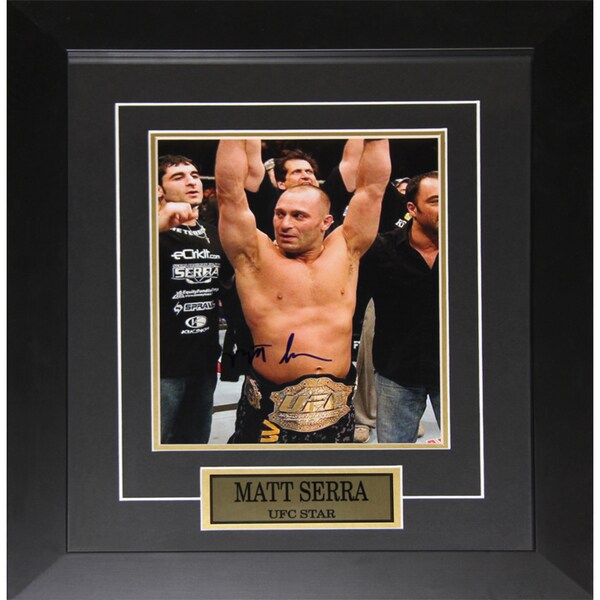 Matt Serra UFC Signed 8x10-inch Frame
