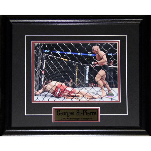 Georges St-Pierre UFC Signed 8x10-inch Frame