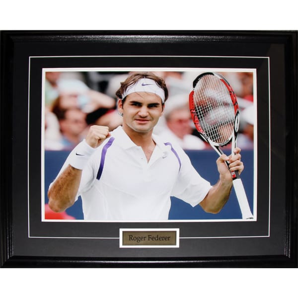 Roger Federer Tennis 16x20-inch Frame - Free Shipping Today - Overstock ...