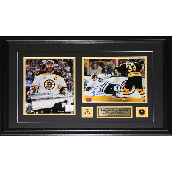 Zdeno Chara Boston Bruins Signed 2-photo Frame