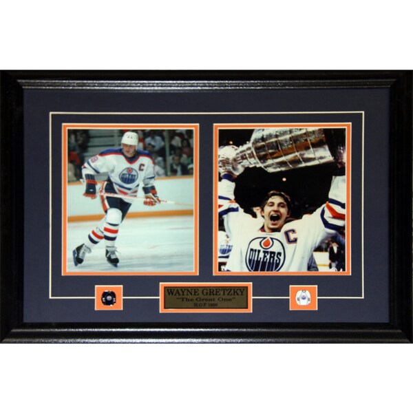 Wayne Gretzky Edmonton Oilers 2-photo Frame