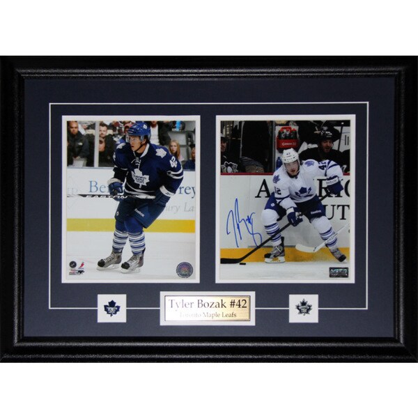 Tyler Bozak Toronto Maple Leafs Signed 2-photo Frame