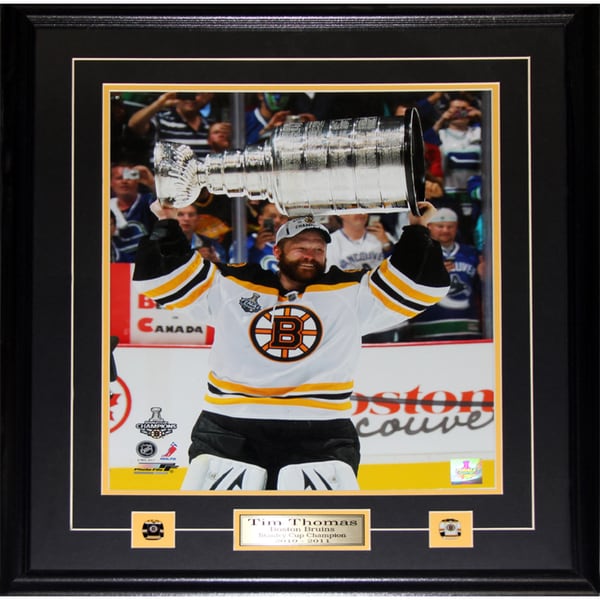 Tim Thomas Boston Bruins Stanley Cup 16x20-inch Frame