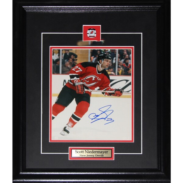Scott Niedermayer New Jersey Devils Signed 8x10-inch Frame