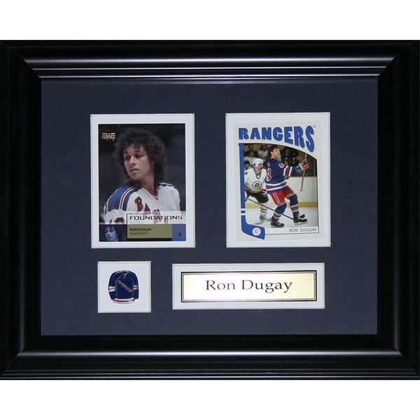 Ron Dugay New York Rangers 2-card Frame