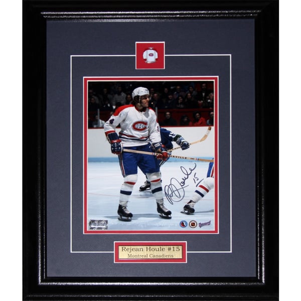 Rejean Houle Montreal Canadiens Signed 8x10-inch Frame