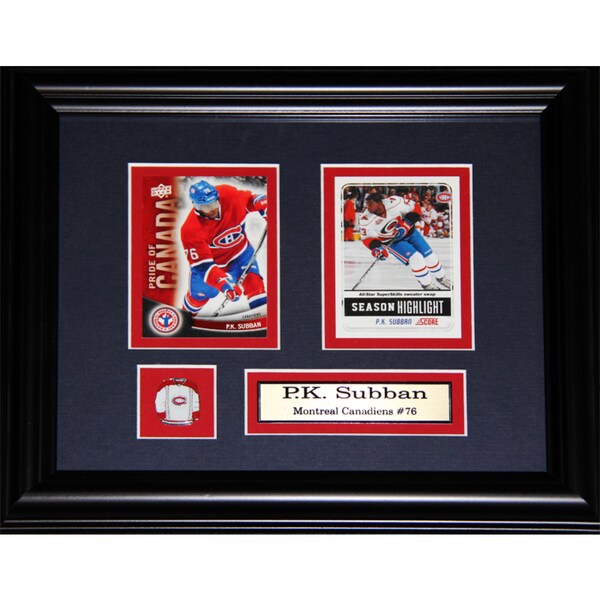 Pk Subban Montreal Canadiens 2-card Frame
