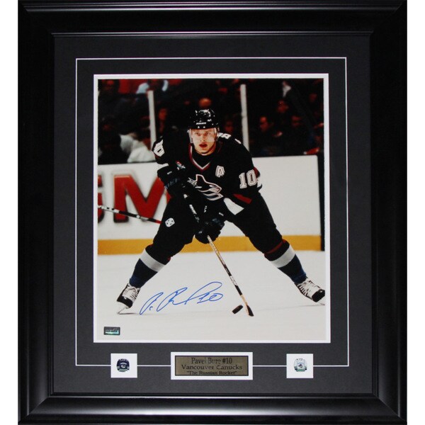 Pavel Bure Vancouver Canucks Signed 16x20-inch Frame
