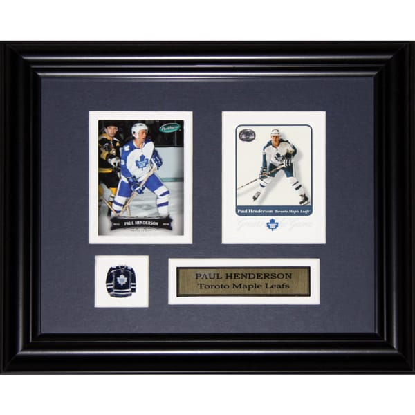 Paul Henderson Toronto Maple Leafs 2-card Frame