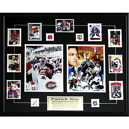 Patrick Roy Career 2-photo Card Frame