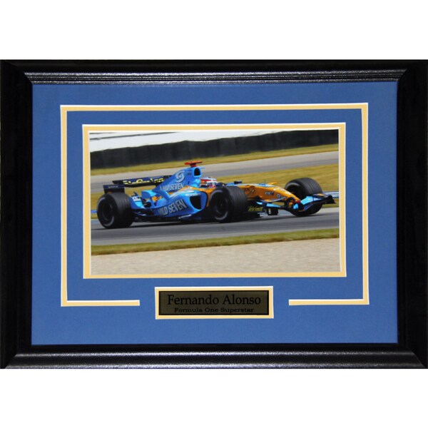 Fernando Alonso Formula One 8x10-inch Frame