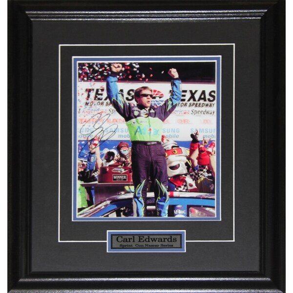 Carl Edwards Nascar Signed 8x10-inch Frame