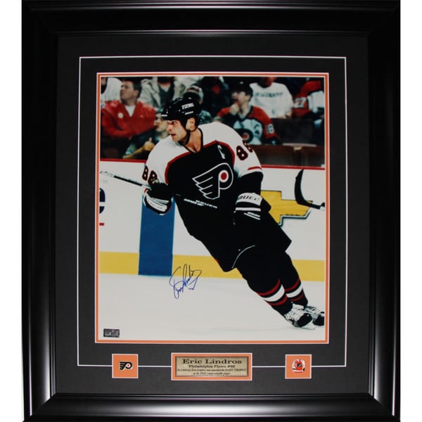 Eric Lindros Philadelphia Flyers Signed 16x20-inch Frame