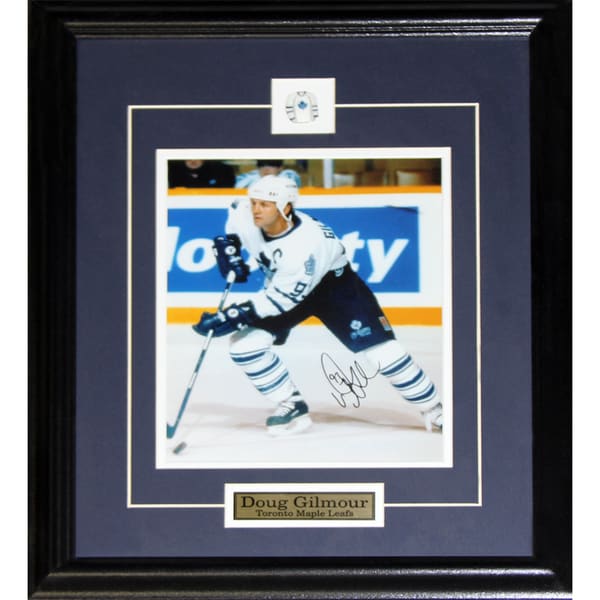 Doug Gilmour Toronto Maple Leafs Signed 8x10-inch Frame