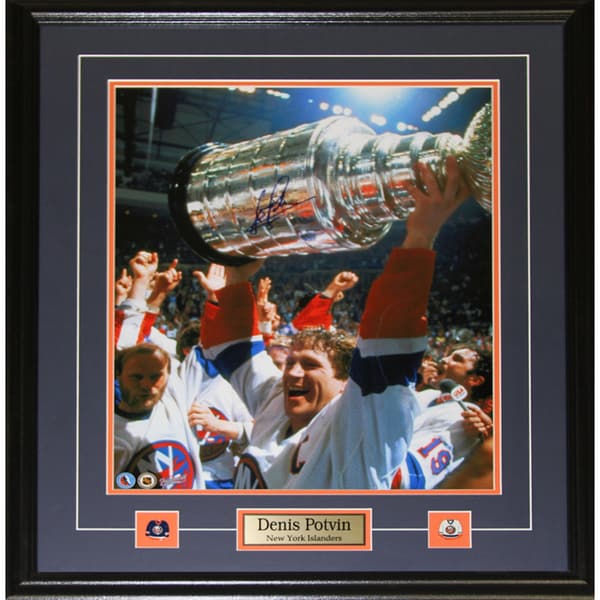 Denis Potvin New York Islanders Signed 16x20-inch Frame