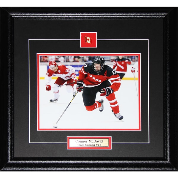 Connor Mcdavid Team Canada Juniors 8x10-inch Frame