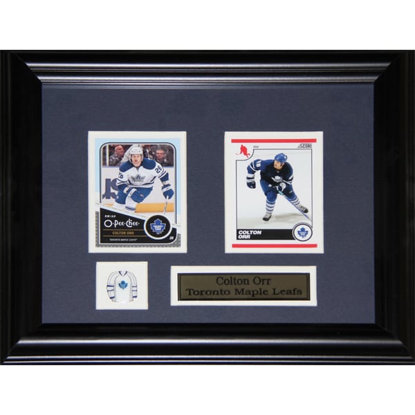 Colton Orr Toronto Maple Leafs 2-card Frame
