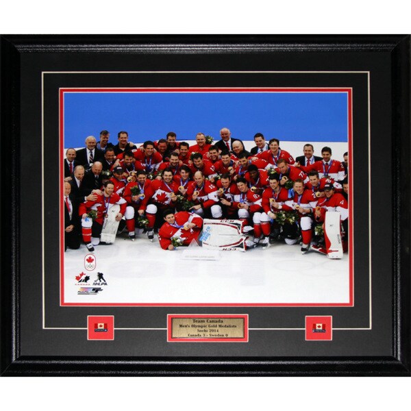 2014 Team Canada Men's Hockey Gold Medal Sochi 16x20-inch Frame