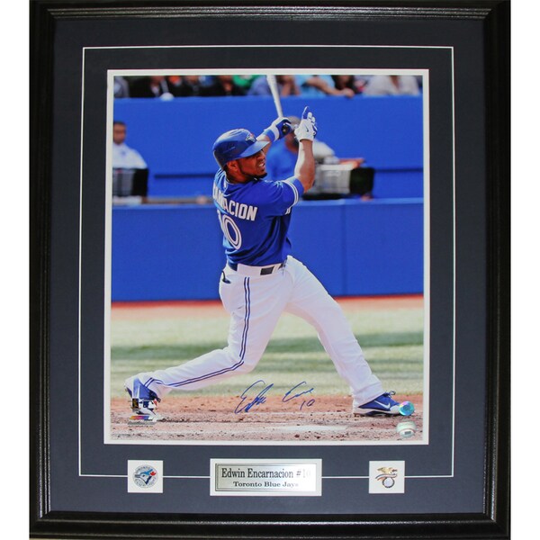 Edwin Encarnacion Toronto Blue Jays Signed 16x20-inch Frame
