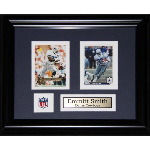 Emmitt Smith Dallas Cowboys 2-card Frame