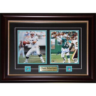Dan Marino Miami Dolphins Signed 2-photo Frame