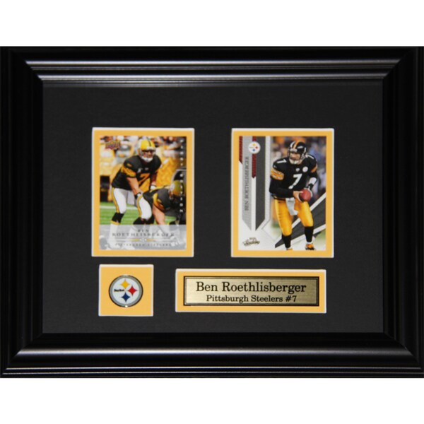 Ben Roethlisberger Pittsburgh Steelers 2-card Frame