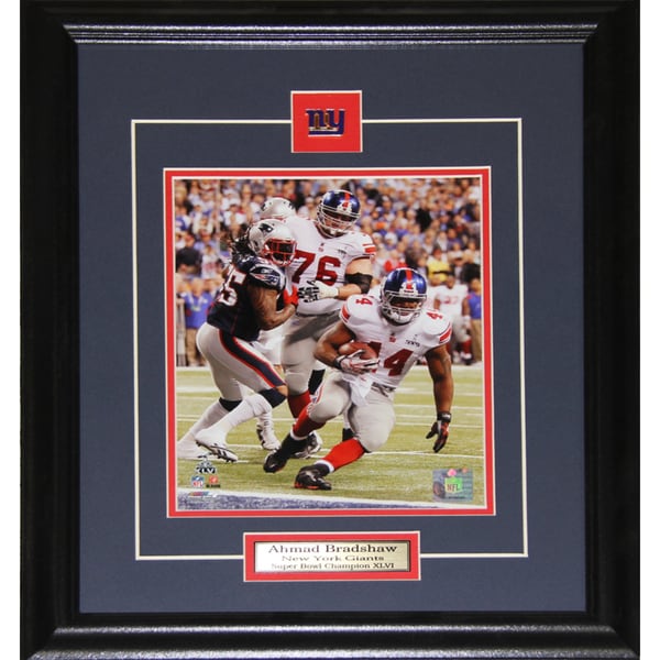 Ahmad Bradshaw New York Giants Superbowl 8x10-inch Frame